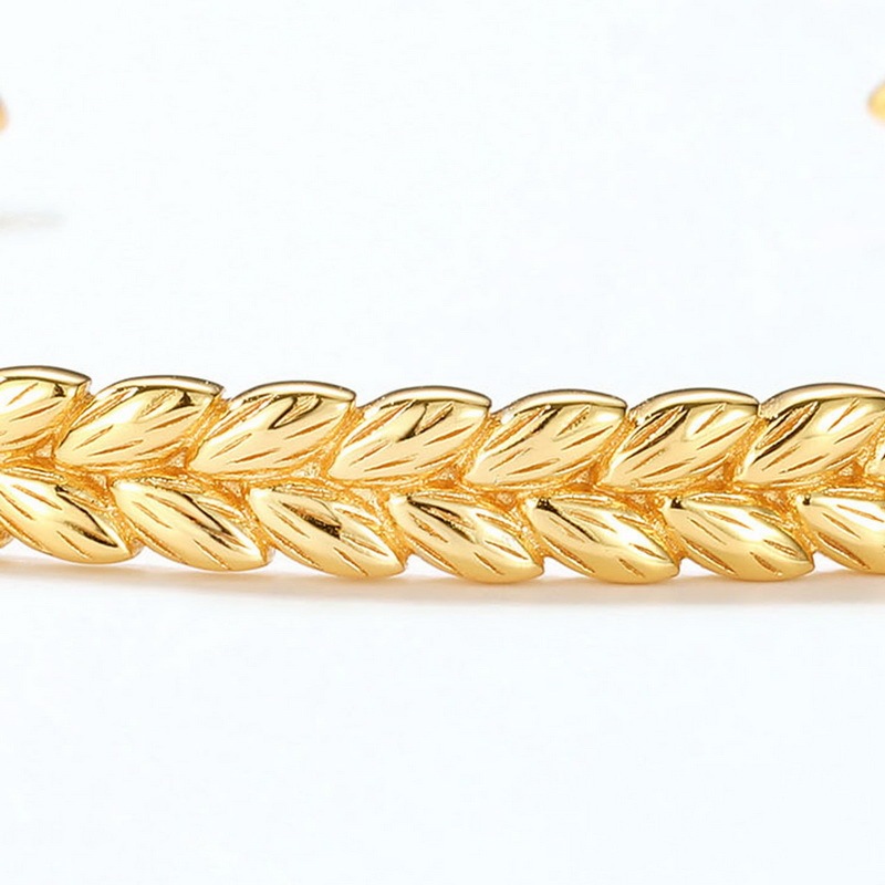 Wheat Sterling Silver Bracelet