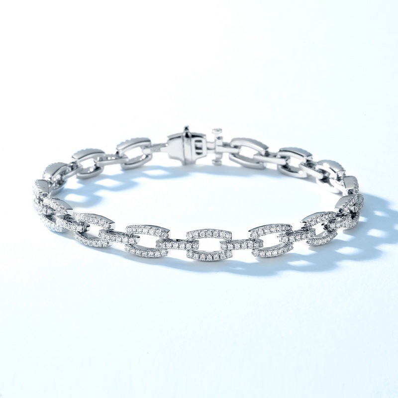 Cuban Link Sterling Silver Bracelet