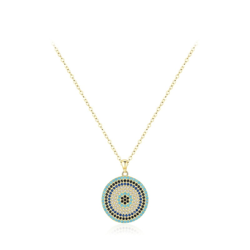 Evil Eye Sterling Silver Necklace