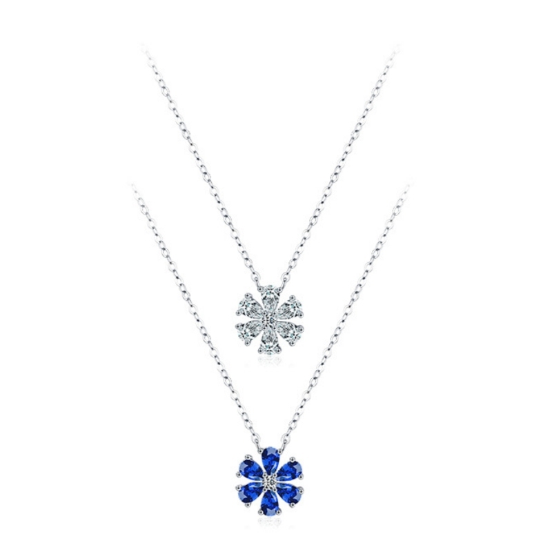 Snowflake Sterling Silver Necklace