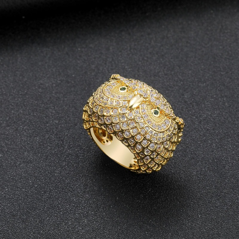 Owl Hip Hop Ring