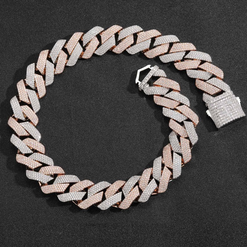 22mm 4-Row Cuban Bracelet/Chain
