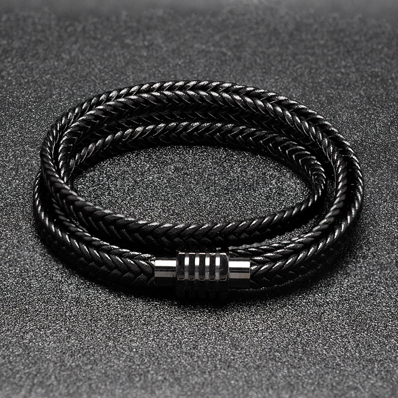 Genuine Leather Rope Bracelet