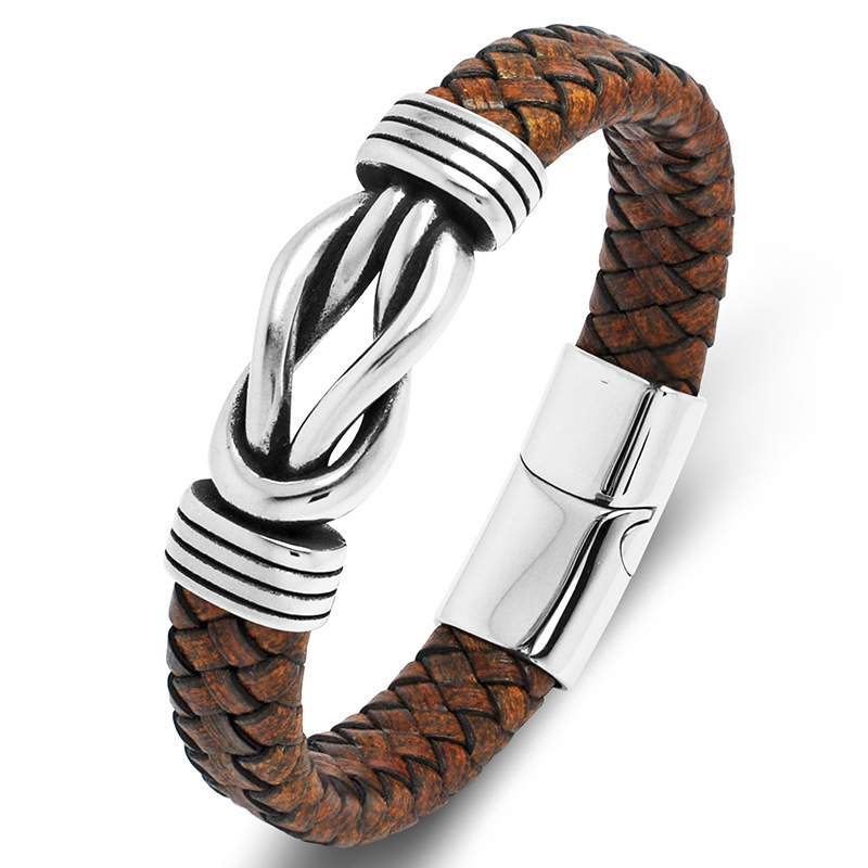 Genuine Leather Rope Bracelet