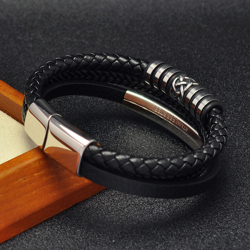 Genuine Leather Rope Bracelet