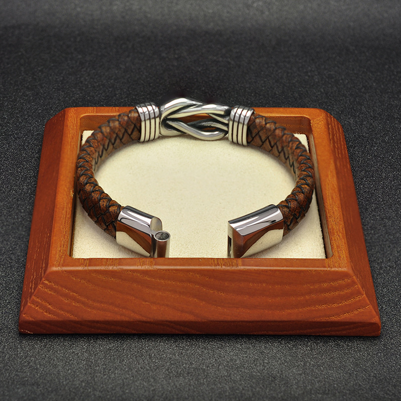 Genuine Leather Rope Bracelet