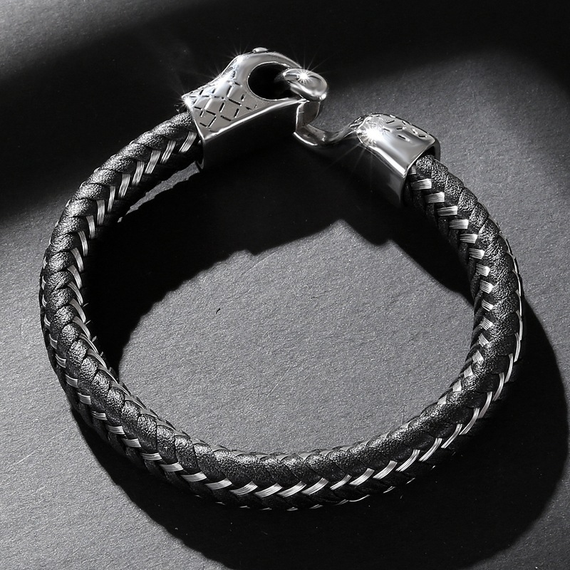 Genuine Leather Rope Bracelet