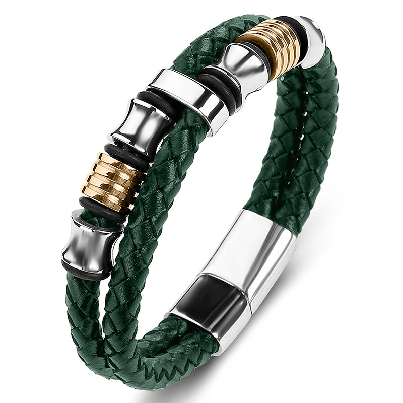 Genuine Leather Rope Bracelet