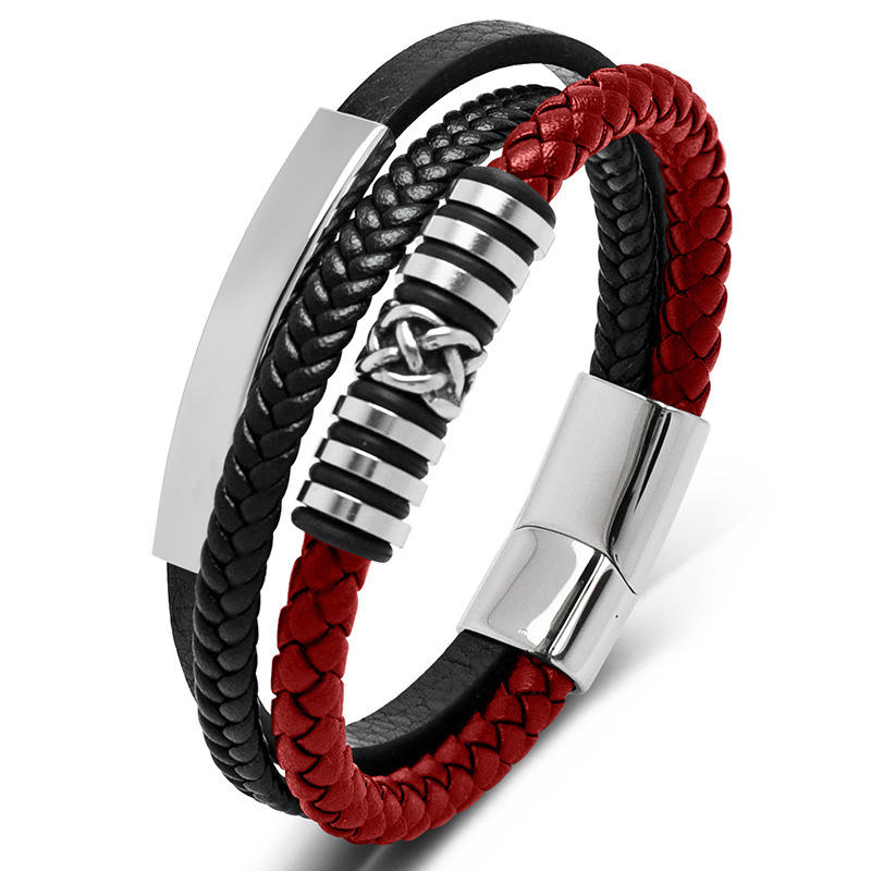 Genuine Leather Rope Bracelet