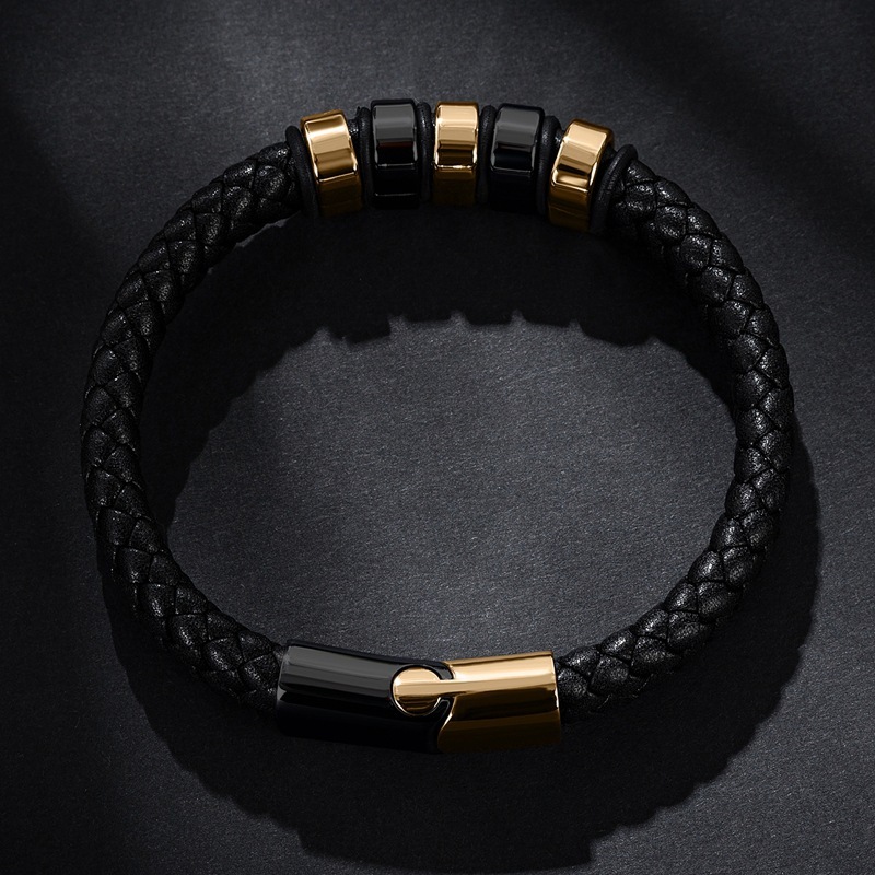 Genuine Leather Rope Bracelet