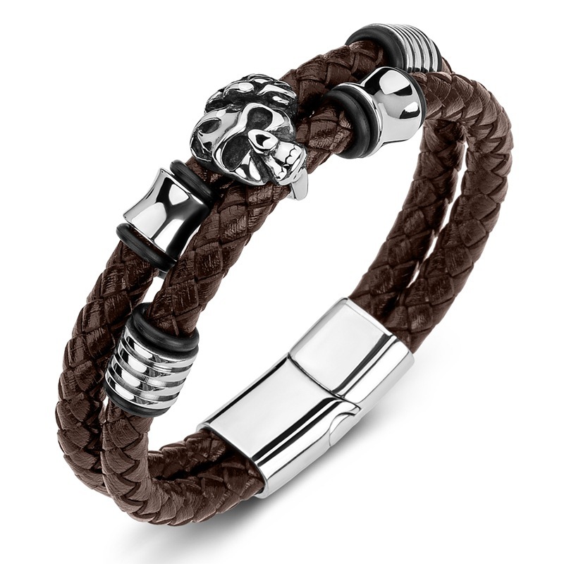 Genuine Leather Rope Bracelet