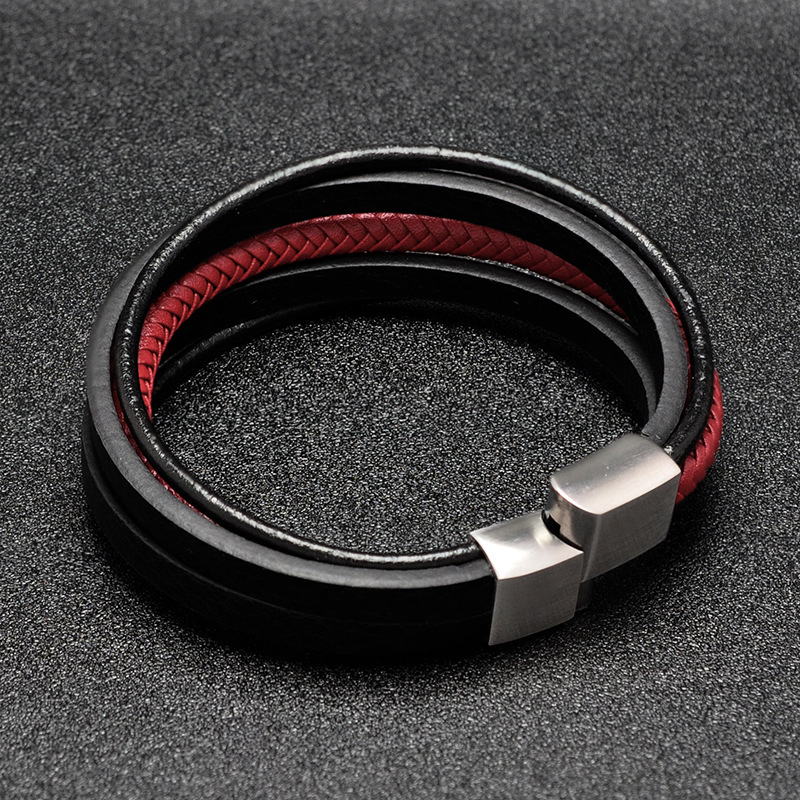 Genuine Leather Rope Bracelet