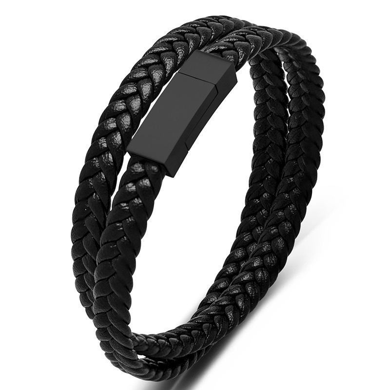 Genuine Leather Rope Bracelet