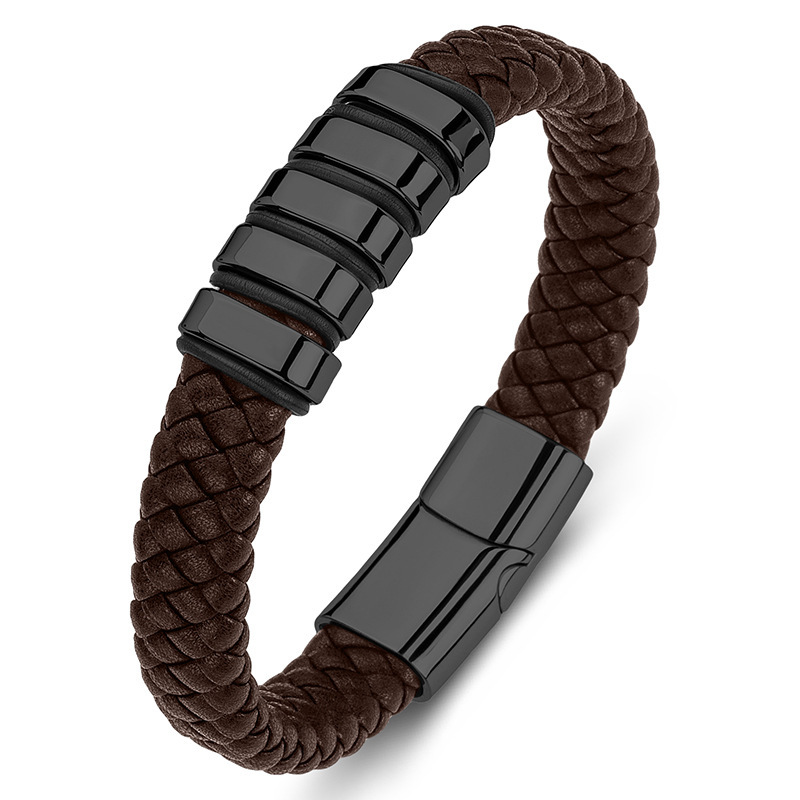 Genuine Leather Rope Bracelet