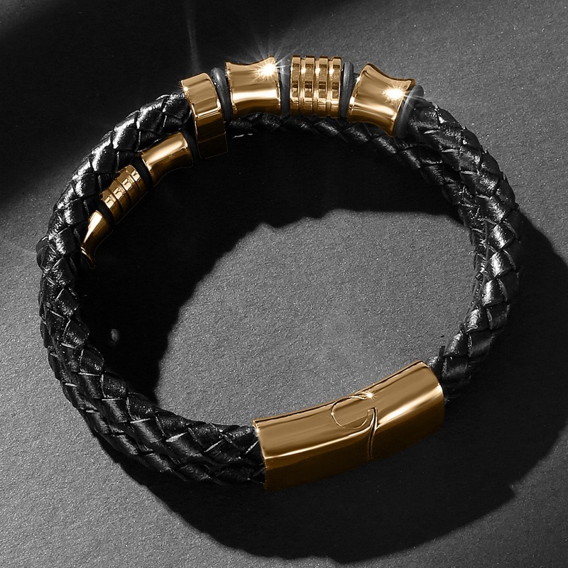 Genuine Leather Rope Bracelet