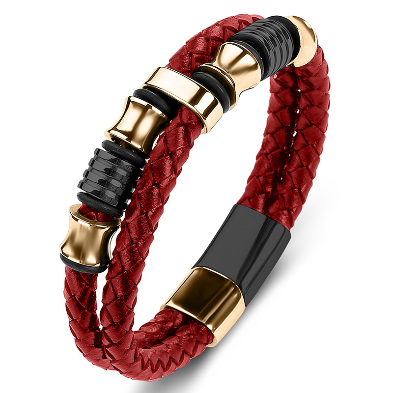 Genuine Leather Rope Bracelet