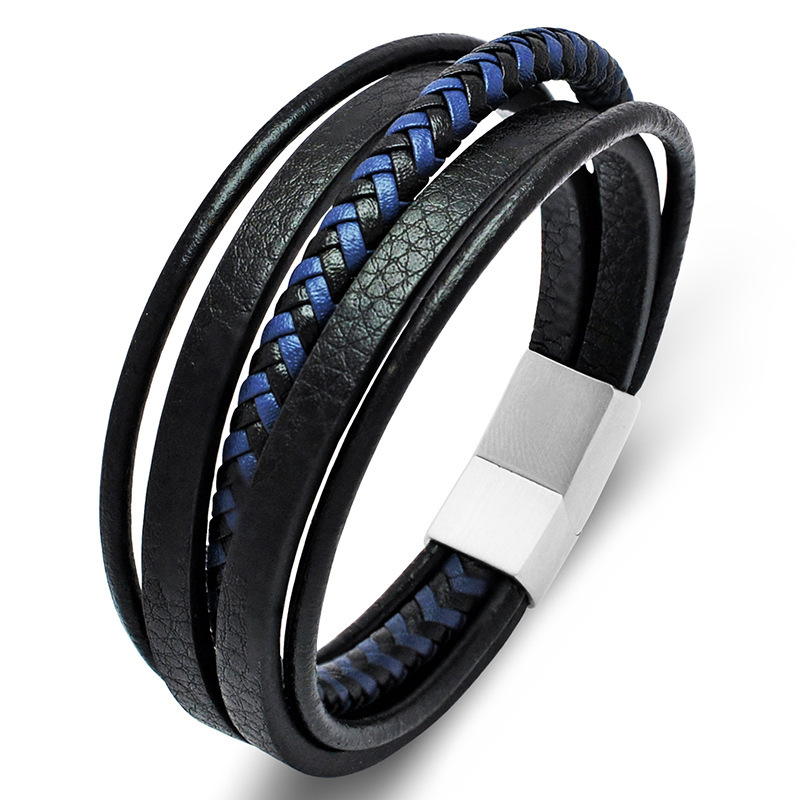 Genuine Leather Rope Bracelet