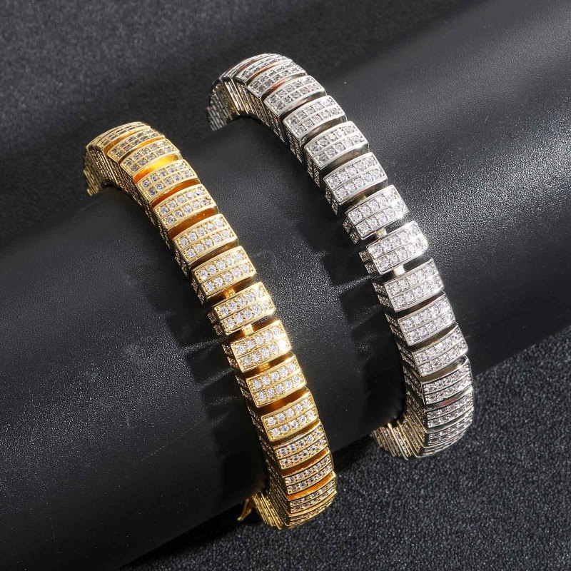 10MM Iced Out Cuban Bracelet