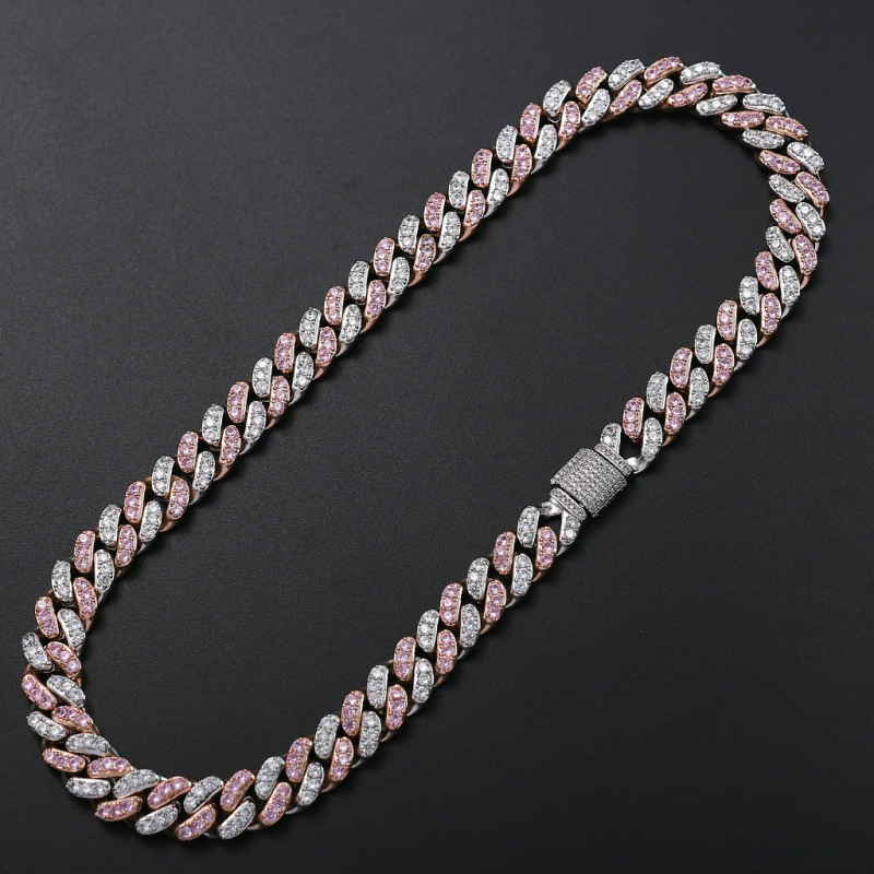 Keeponsale 12mm Miami Iced Out Cuban Chain