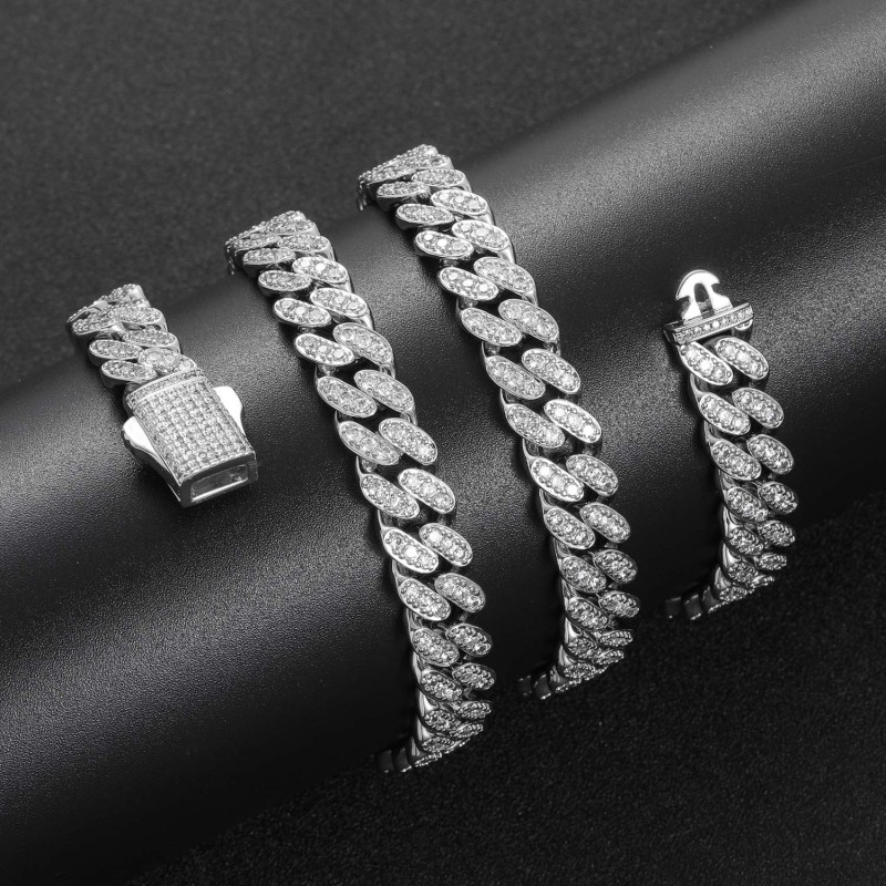 9mm Miami Cuban Bracelet/Chain