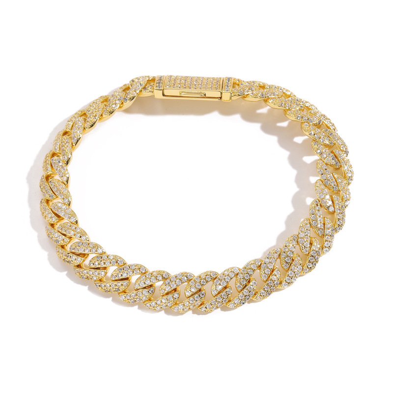 2-Row 10mm Miami Cuban Bracelet/Chain