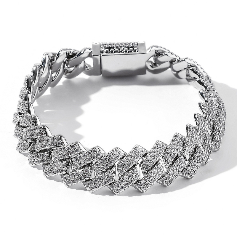 2-Row 14mm Miami Cuban Bracelet/Chain