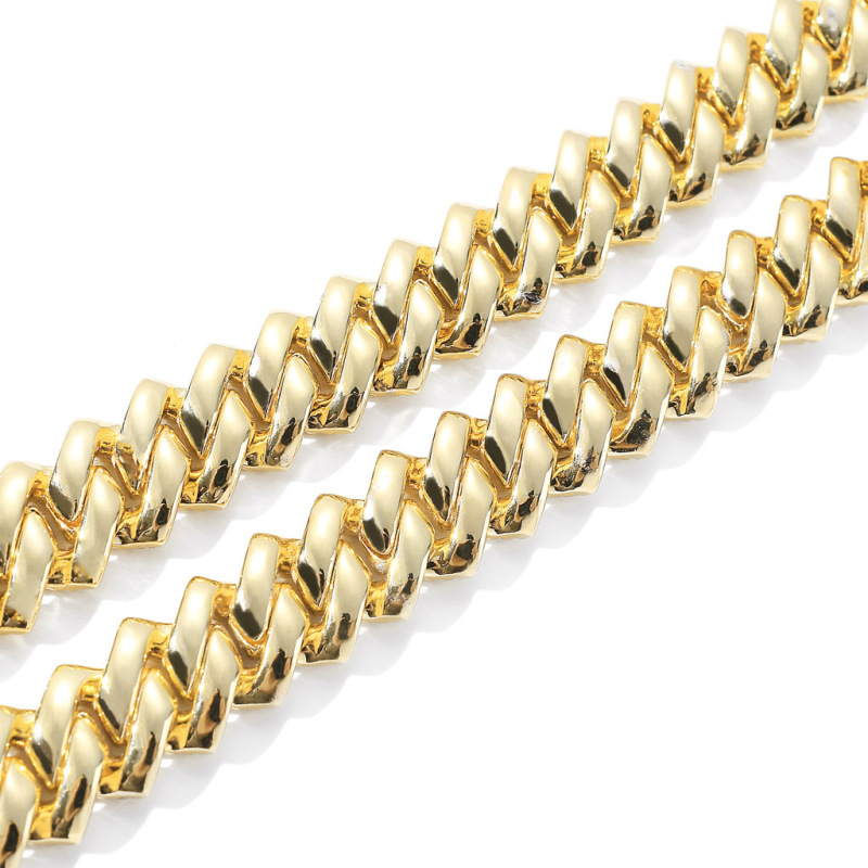 2-Row 14mm Miami Cuban Bracelet/Chain