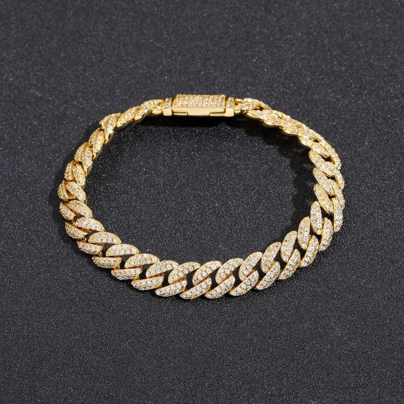 2-Row 10mm Miami Cuban Bracelet/Chain