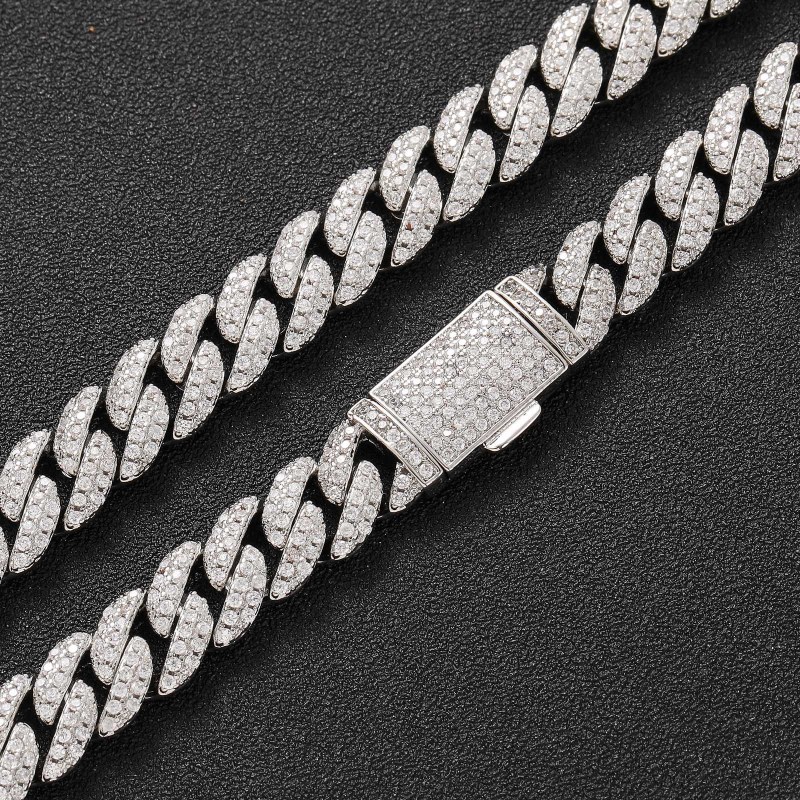 2-Row 10mm Miami Cuban Bracelet/Chain