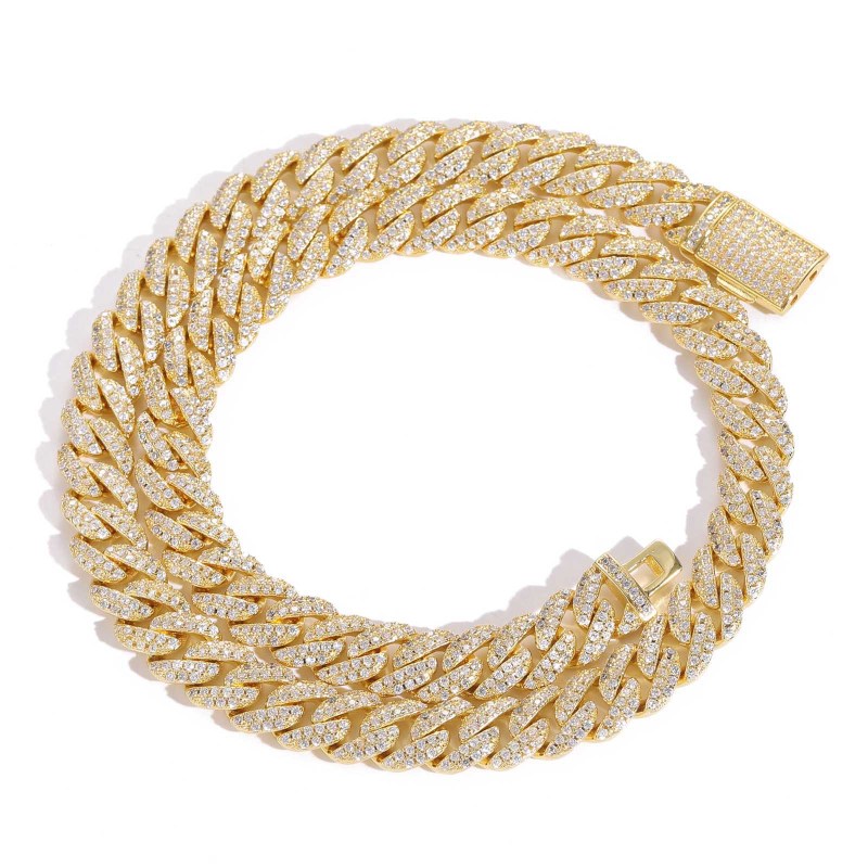 2-Row 10mm Miami Cuban Bracelet/Chain