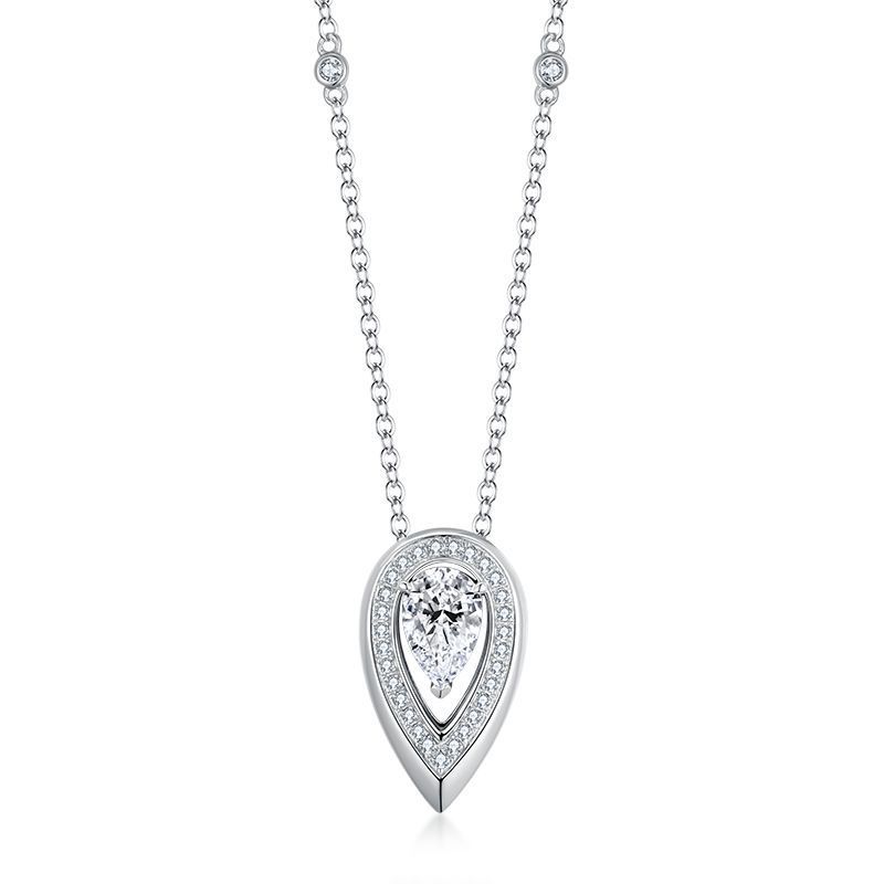 Keeponsale Moissanite Diamond Fiery Necklace