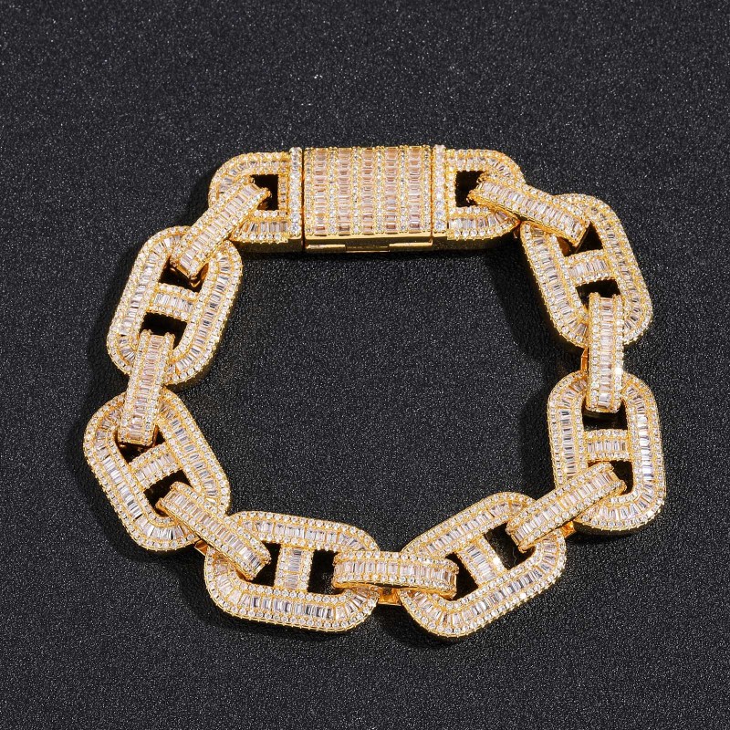 Keeponsale Iced Out 15mm Mariner Miami Cuban Bracelet