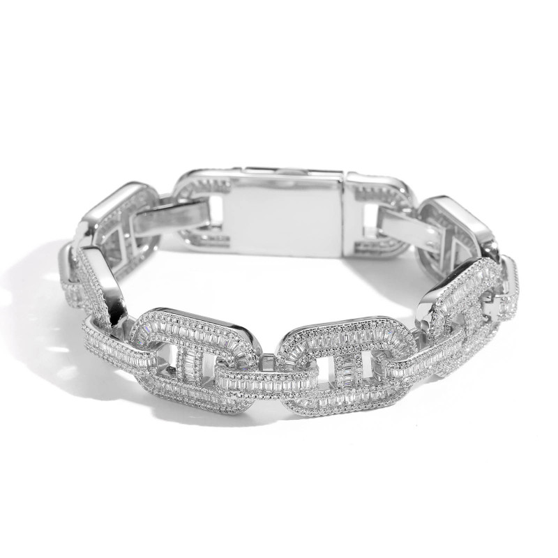 Keeponsale Iced Out 15mm Mariner Miami Cuban Bracelet