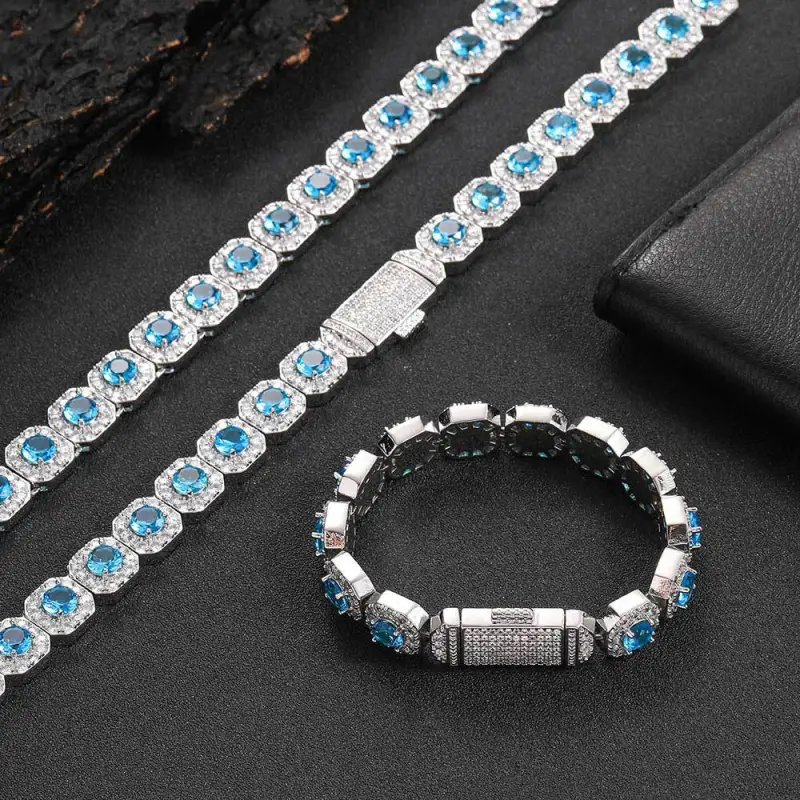 Keeponsale12MM Clustered Tennis Chain
