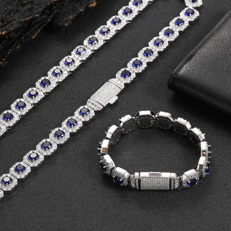 Keeponsale12MM Clustered Tennis Chain