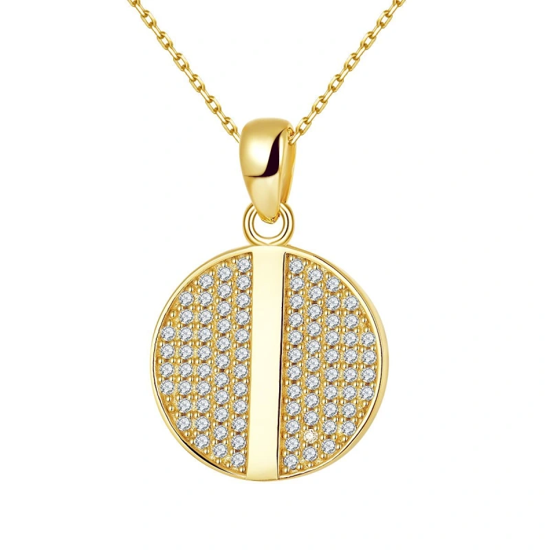 Keeponsale The Harmony Pendant Moissanite Sterling Silver Necklace
