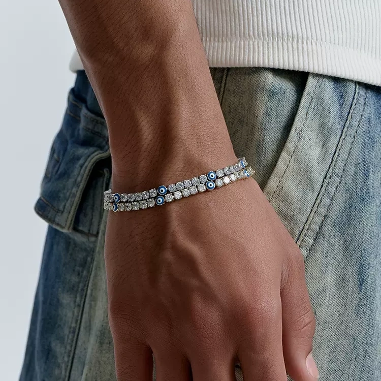 Keeponsale Evil Eye Sterling Silver Bracelet
