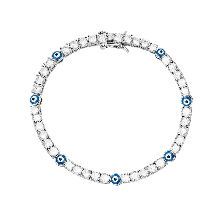 Keeponsale Evil Eye Sterling Silver Bracelet