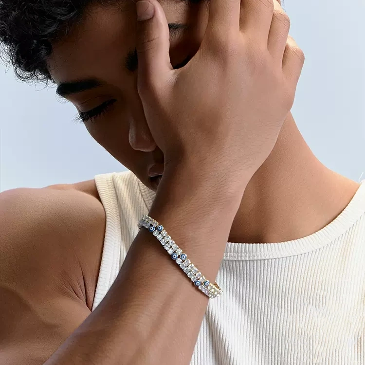 Keeponsale Evil Eye Sterling Silver Bracelet