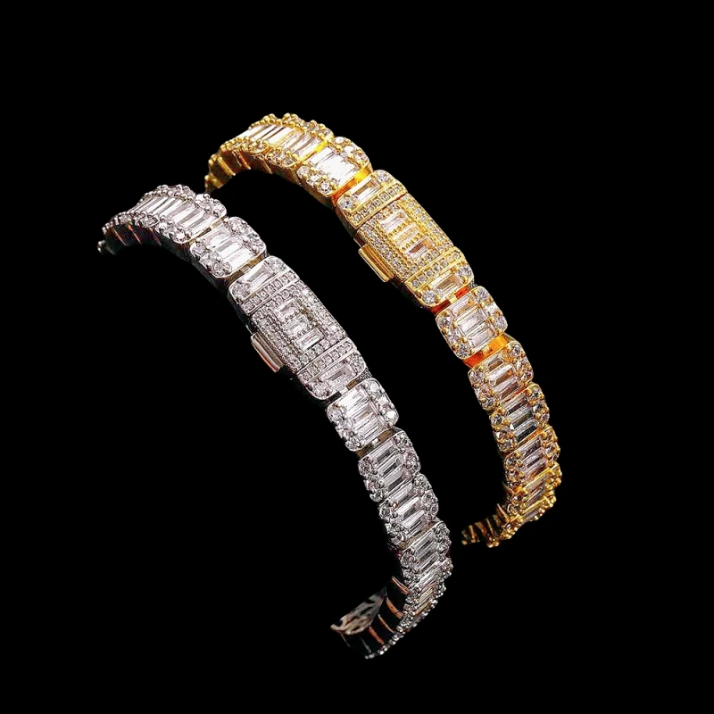 Keeponsale Iced Out 8mm Clustered Tennis Bracelet