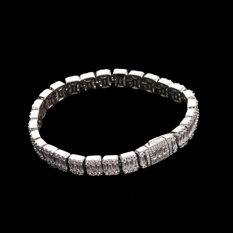 Keeponsale Iced Out 8mm Clustered Tennis Bracelet