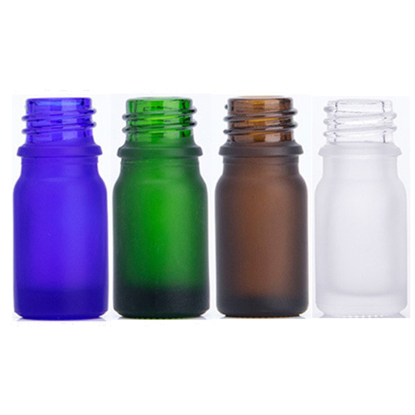 5ml 10ml 15ml 20ml 30ml 50ml 100ml すりガラス瓶。茶色、ブルー、緑、クリアー、黒い5カラーあり。18ｍｍ口径の通用ガラス瓶、遮光瓶、エッセンシャルオイル瓶、アロマ瓶