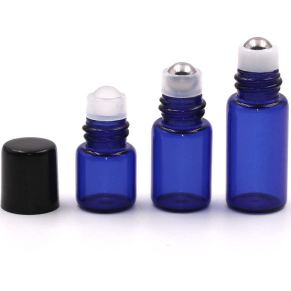 Tube-Type 瓶の1ml2ml3mlロールオンブルー瓶、キャップ付き！