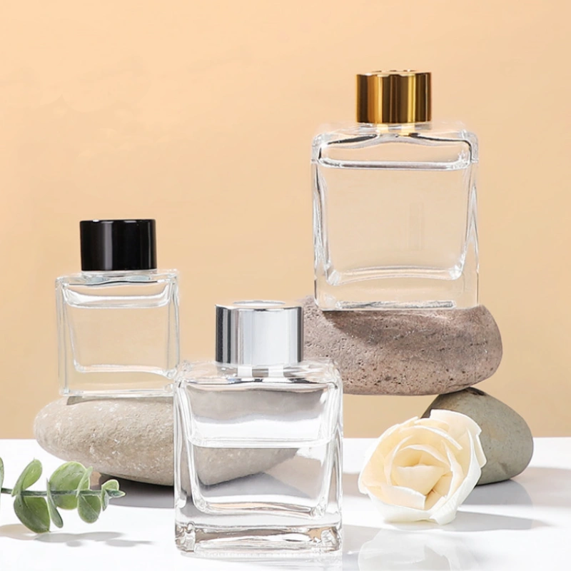 50ml 100ml 150ml 200ml 四角アロマテラピーガラス瓶