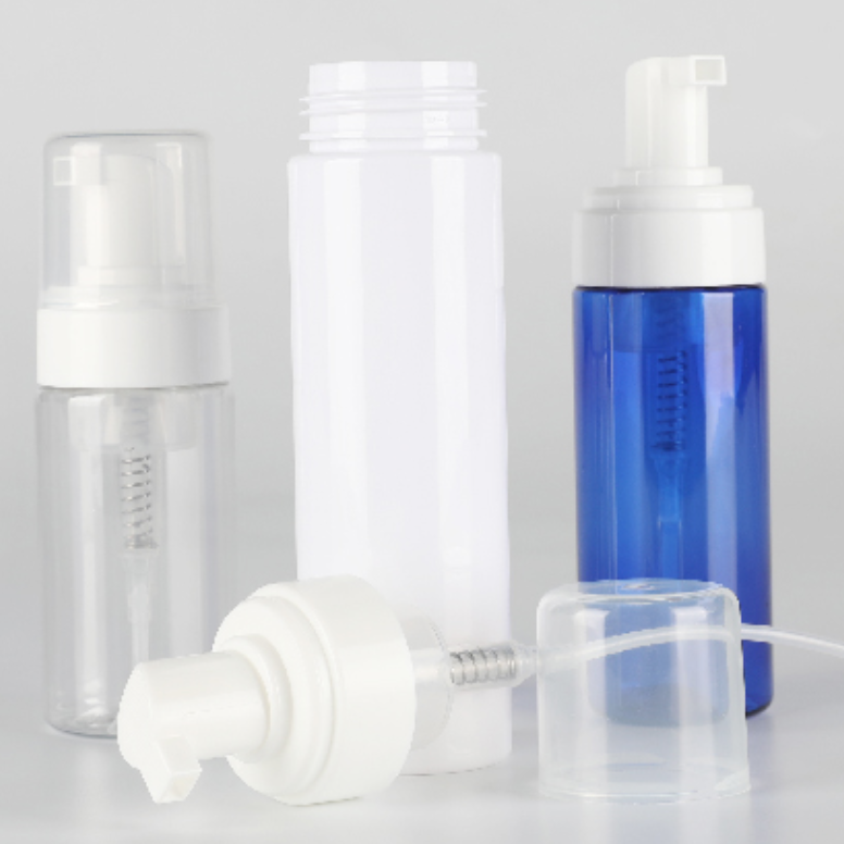 泡立てポンプボトル,100ml 150ml 200ml クリアー、白い在庫販売