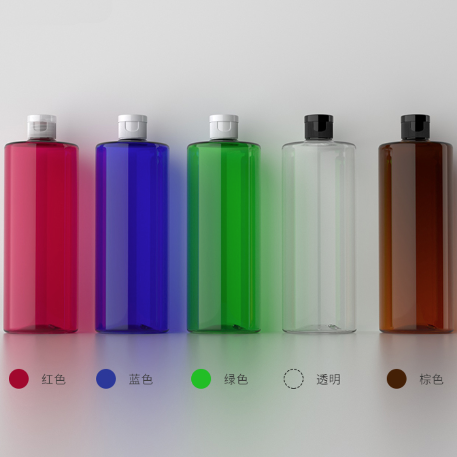 500mlワンタッチキャップ付きPETボトル