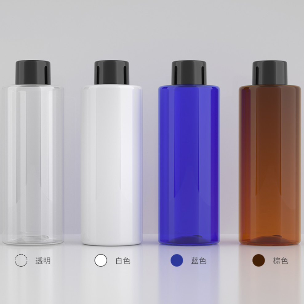 500mlディスクトップキャップ付きPETボトル