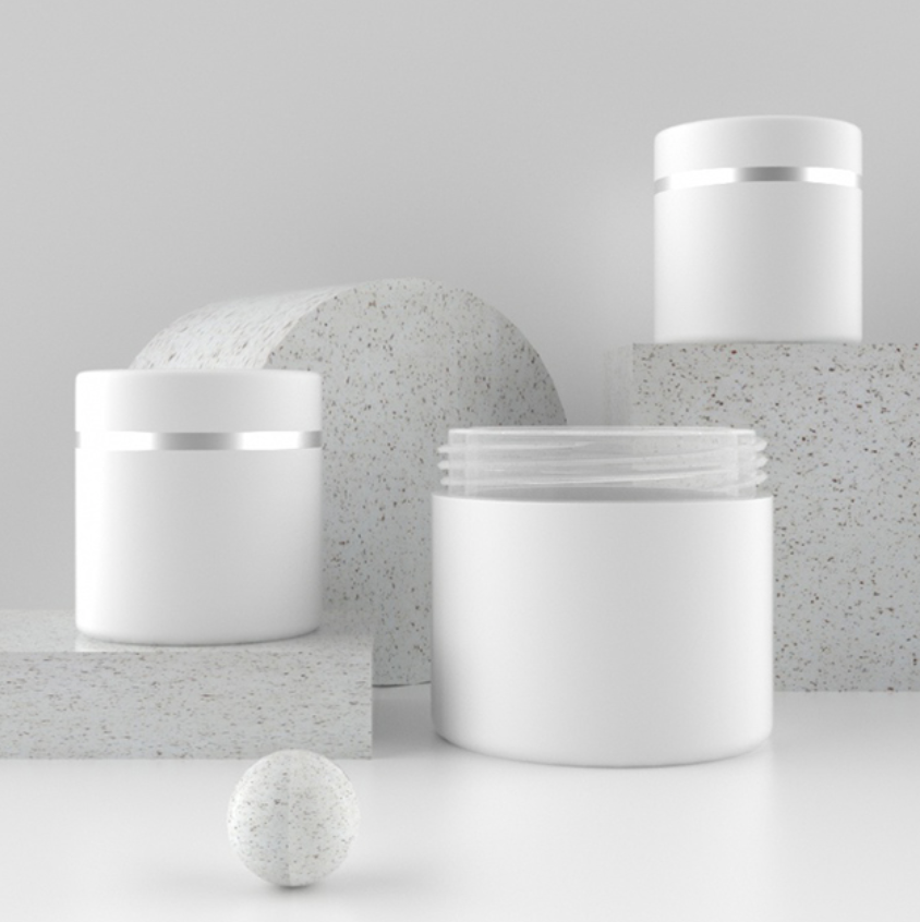 30g 50g 100g  PP製マットカラークリームジャー