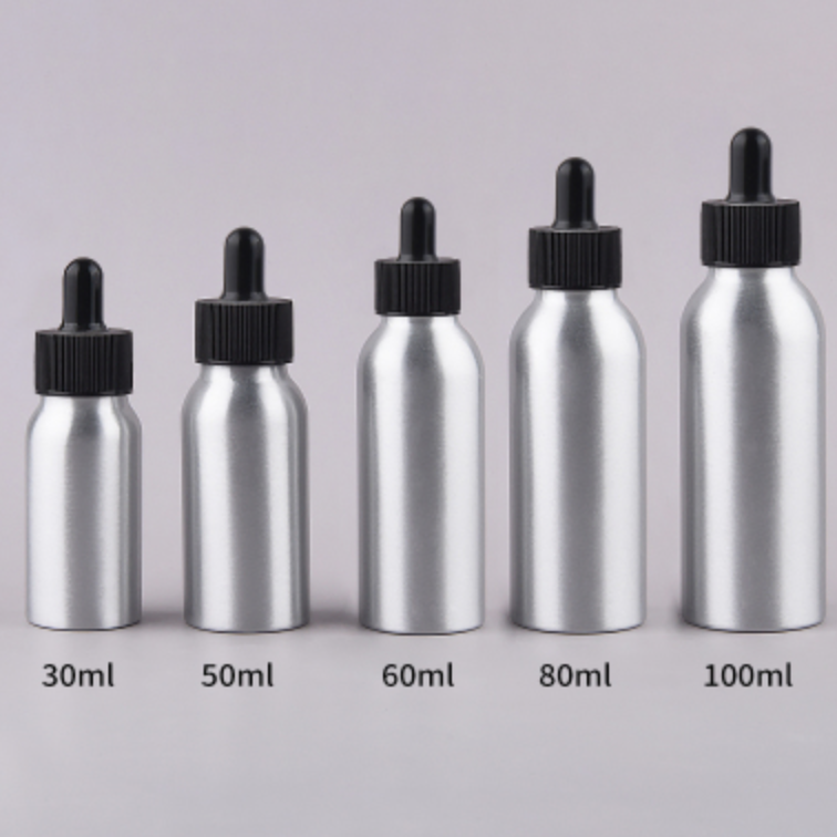 30ml 50ml 100ml  スポイト付きアルミボトル