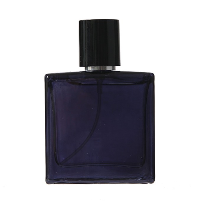 30ml スプレー付き深いブルーガラス瓶